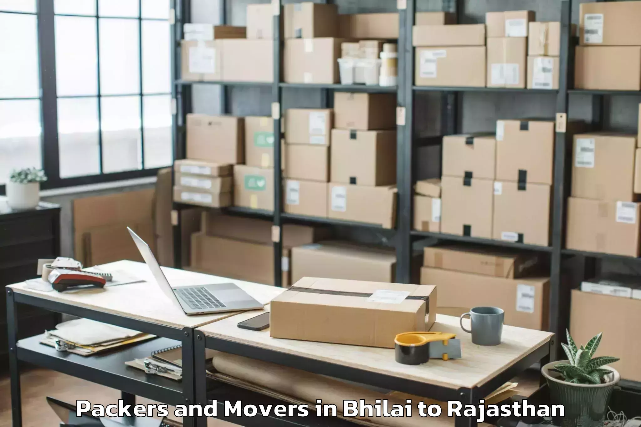 Bhilai to Bhadasar Packers And Movers